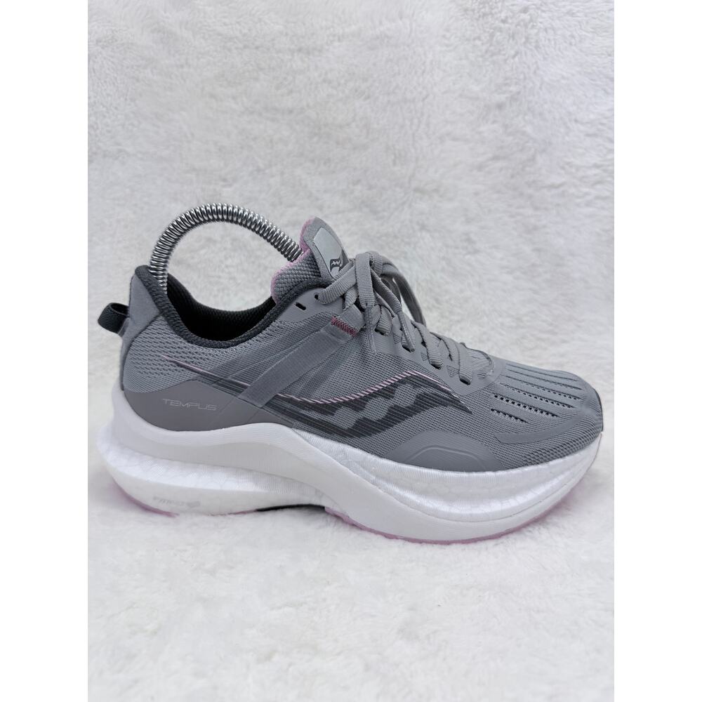 Saucony Tempus Womens Running Shoes Alloy Quartz Gray Purple Size 6